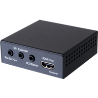 CH-506RXPLBD - HDMI over CAT5e/6/7 Receiver with Bi-directional 24V PoC