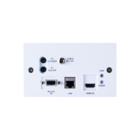 CH-507TXWPBD - 4K60 (4:2:0) HDMI over HDBaseT Wallplate Transmitter with IR, RS-232, Bidirectional PoC & LAN (2 Gang UK)