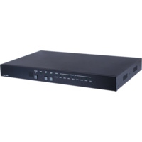 CHDBT-2H8CE - 2×9 HDMI to HDMI/HDBaseT Splitter with 24V PoC, LAN Serving, and Audio De-embedding