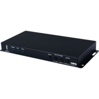 CSC-6012TX - 4K60 (4:4:4) 1×2 HDMI over HDBaseT Scaler with IR, RS-232, PoH (PSE), LAN, OAR & Balanced Audio Extraction