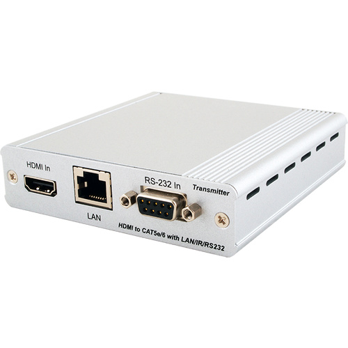 CH-1507TX - HDMI over CAT5e/6/7 Transmitter with 48V PoH and LAN Serving