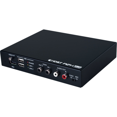 CH-1601RX - 4K60 (4:2:0) HDMI over HDBaseT Receiver with IR, RS-232, PoH (PD), LAN, USB/KVM & ARC