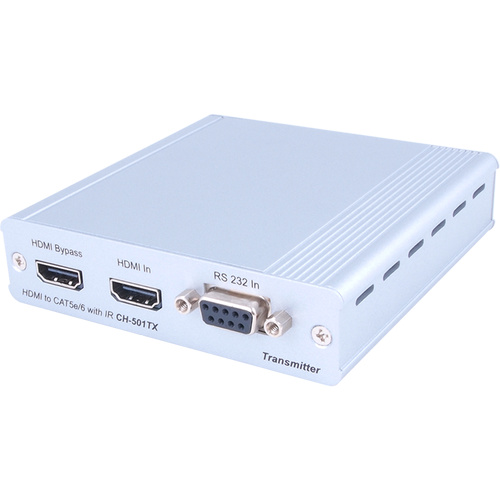 CH-501TX - HDMI over CAT5e/6/7 Transmitter with HDMI Bypass Output
