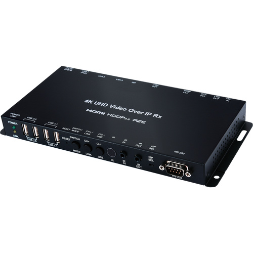 CH-U331RX - 4K UHD HDMI/VGA over IP Receiver with USB/KVM Extension
