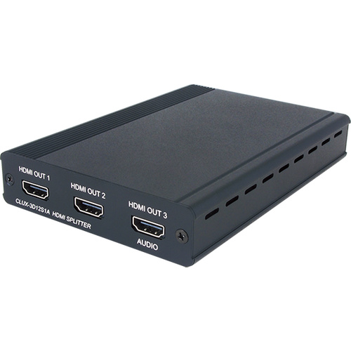 CLUX-3D12S1A - 1×2 HDMI Splitter with 1 Audio-only HDMI Output