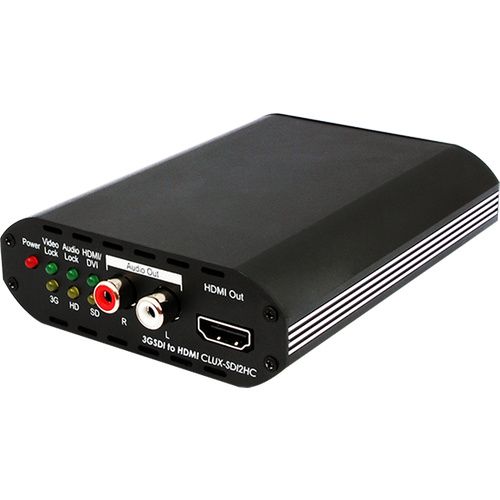 CLUX-SDI2HC - 3G-SDI to HDMI Converter with 3G-SDI Loop and Stereo Audio Outputs