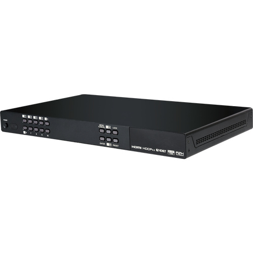 CPLUS-442CVEA - 4K60 (4:4:4) 4×6 HDMI/Audio over HDBaseT Matrix with IR, RS-232, PoH (PSE), LAN & OAR