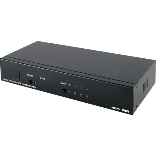 CPRO-U4H1HFS - 4K UHD 4×1 HDMI Switcher