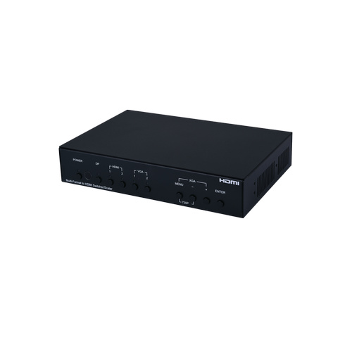 CSC-5501TX - HDMI/DP/VGA to HDMI/HDBaseT Scaler (PSE) with Optical Audio Return