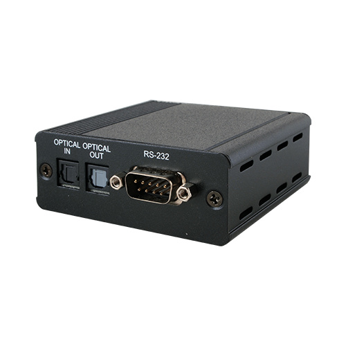 DCT-30RX - Bi-directional Optical Audio over Single CAT5e/6/7 Receiver with RS-232 Control