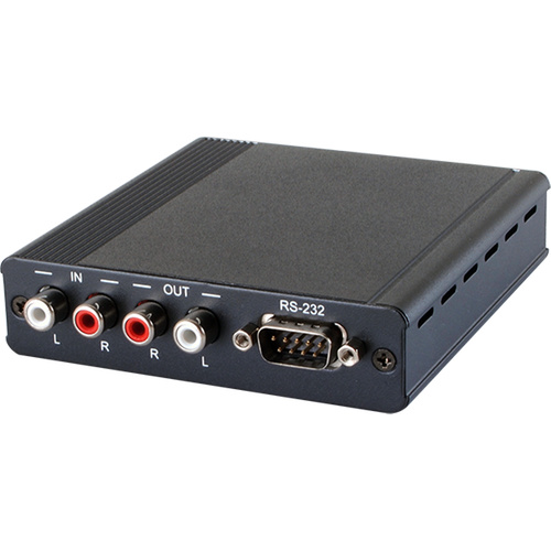 DCT-32RX - Bi-directional Stereo Audio over Single CAT5e/6/7 Receiver with RS-232 Control